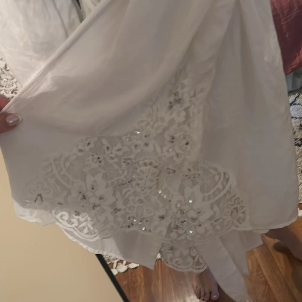 White Bridal Robe - Picture 3 of 5